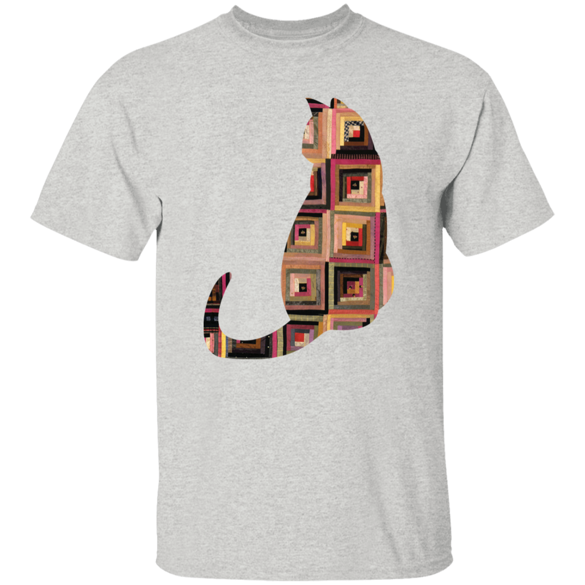 Log Cabin Cat T-Shirt