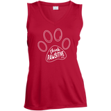 Think Pawsitive Ladies' Sleeveless Moisture Absorbing V-Neck