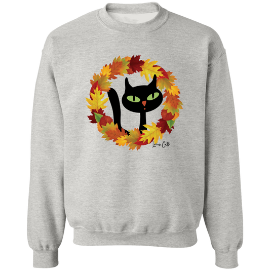 Victor in Fall Wreath Sweatshirt