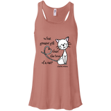 Dickens Cat Flowy Racerback Tank