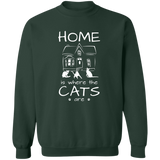 Home is Where the Cats Are Sweatshirt