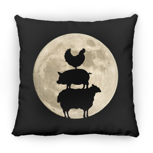 Farm Animal Trio Moon Pillows