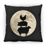 Farm Animal Trio Moon Pillows