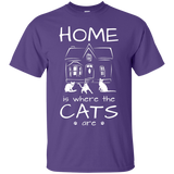 Home is Where the Cats Are Ultra Cotton T-Shirt