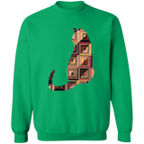 Log Cabin Cat Sweatshirt