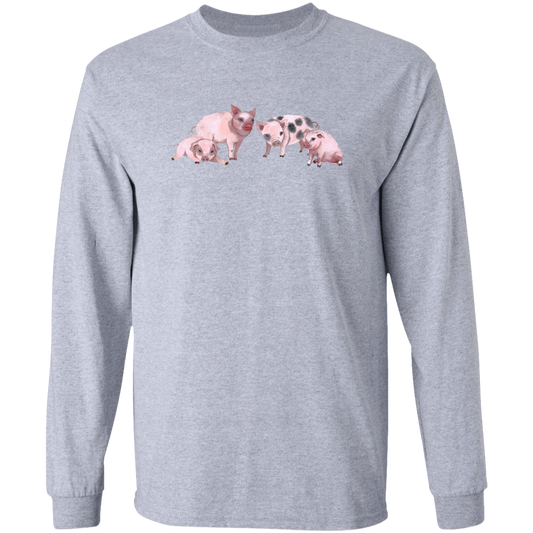 Four Pigs adjusted Long Sleeve T-Shirt