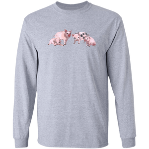 Four Pigs adjusted Long Sleeve T-Shirt