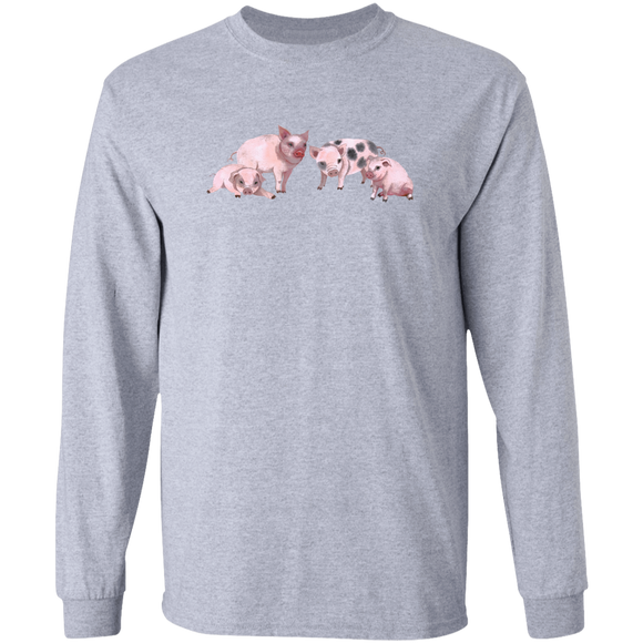 Four Pigs adjusted Long Sleeve T-Shirt
