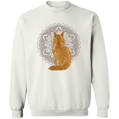 Zen Cat - Longhair Orange Sweatshirt