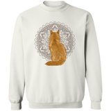 Zen Cat - Longhair Orange Sweatshirt