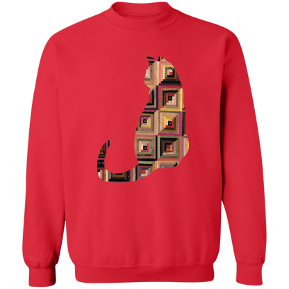 Log Cabin Cat Sweatshirt