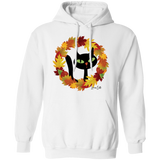 Victor in Fall Wreath Pullover Hoodie