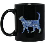 Starry Night Cat Mugs