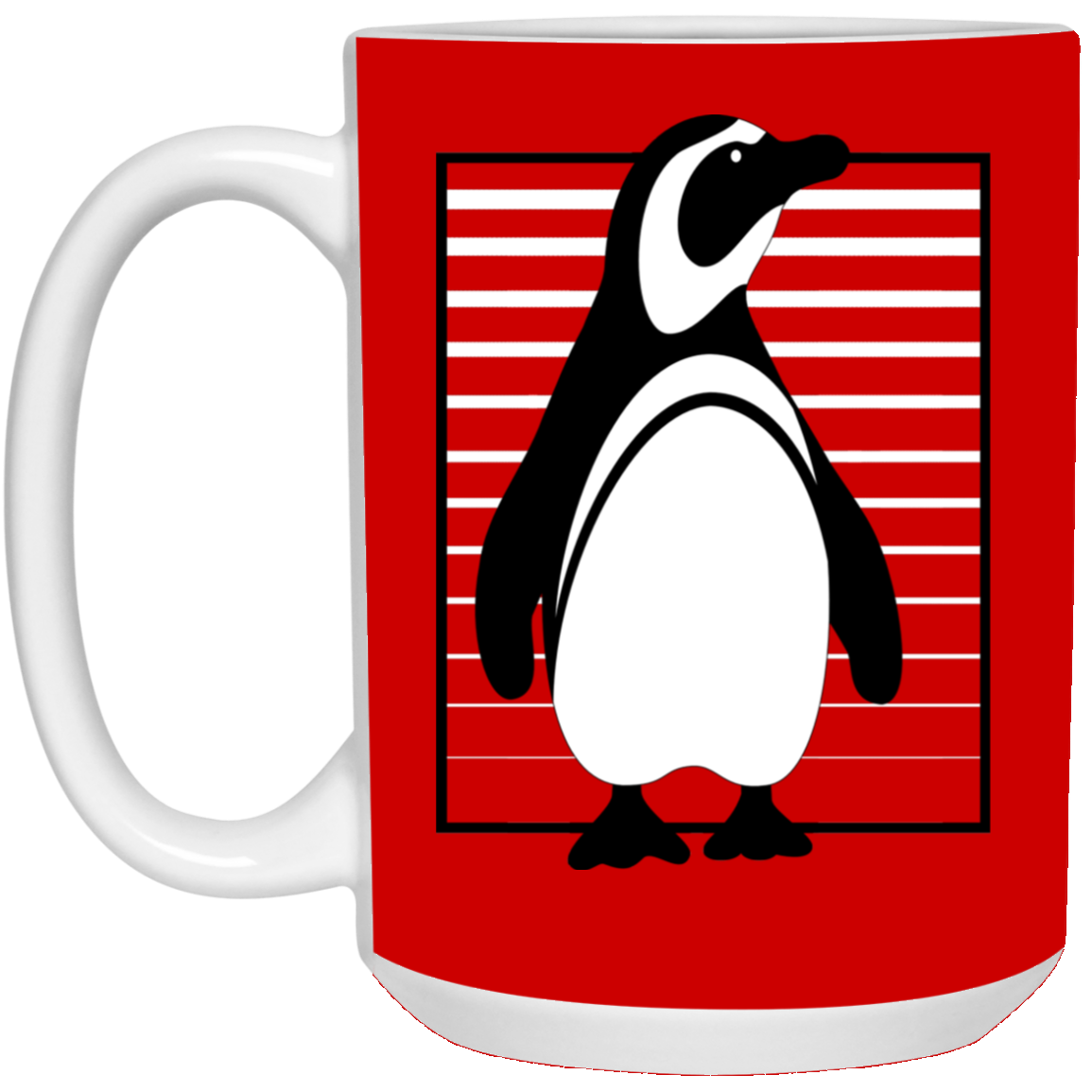 Penguin Stripes Mugs