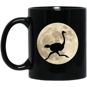 Ostrich Moon Mugs