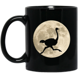 Ostrich Moon Mugs