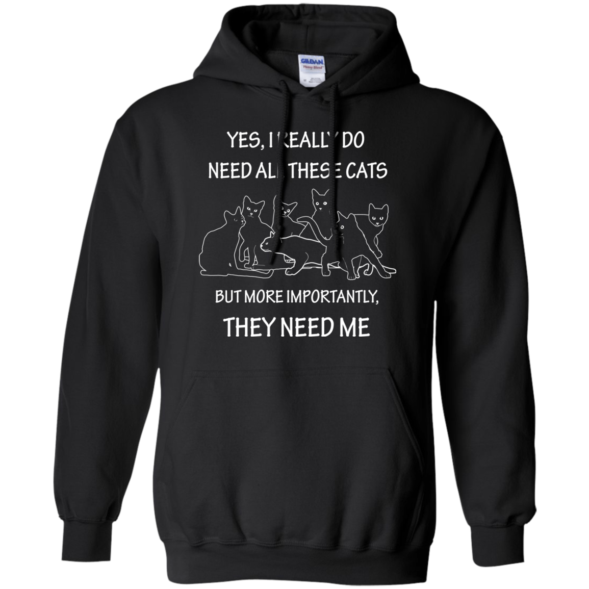 They Need Me Pullover Hoodie