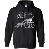 My Favorite People are Cats Pullover Hoodie
