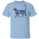 Starry Night Tabby Cotton T-Shirt