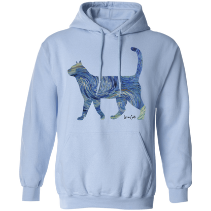 Starry Night Tabby Pullover Hoodie