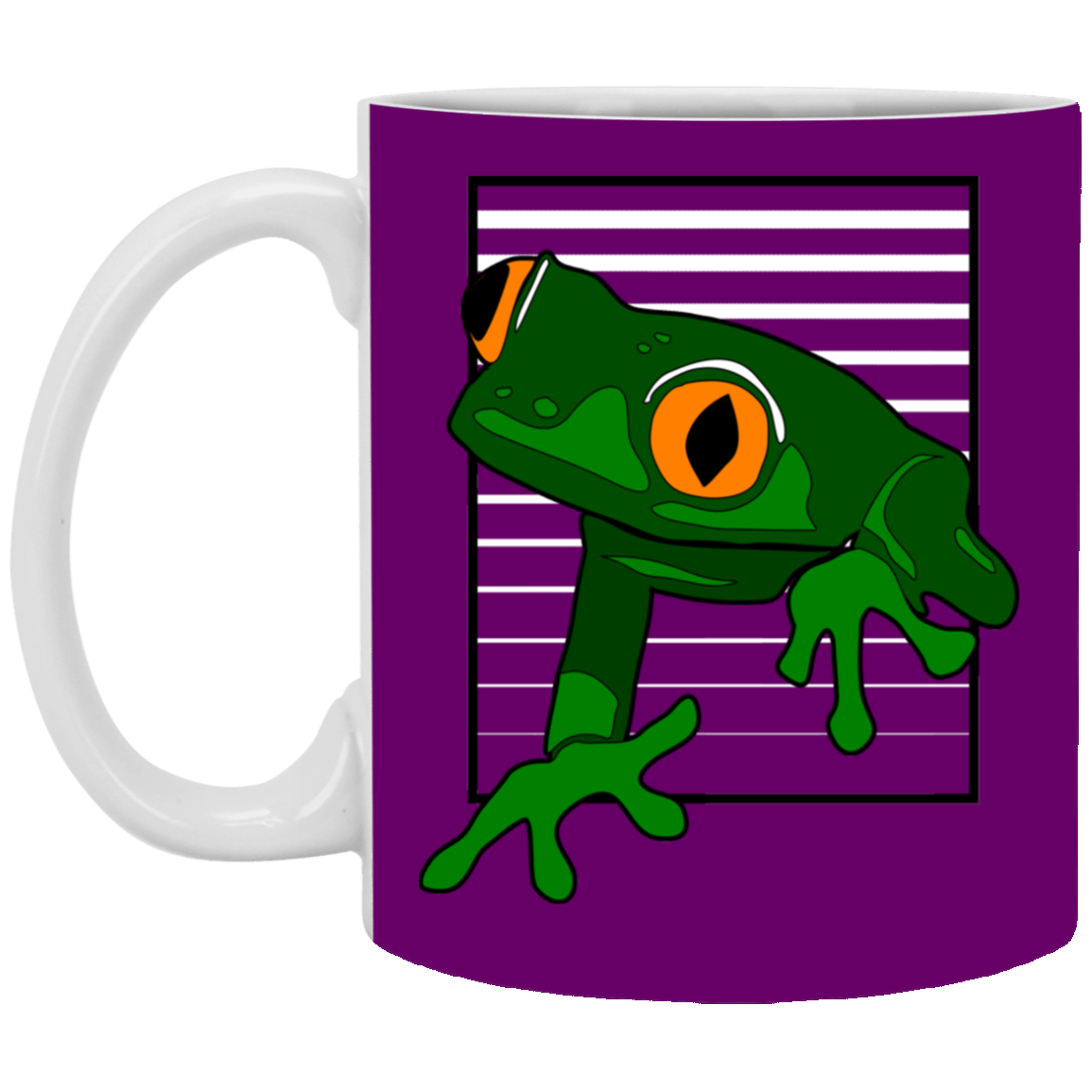 Treefrog Stripes Mugs