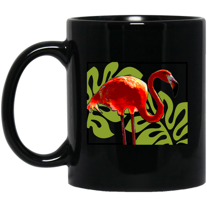 Flamingo and Leaves - Mugs