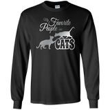 My Favorite People are Cats LS Ultra Cotton T-Shirt