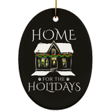 Home for the Holidays Ceramic Ornaments in 4 Shapes
