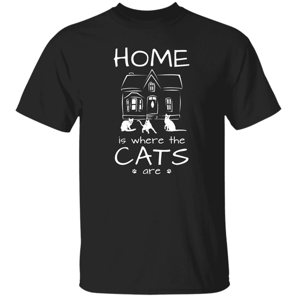 Home is Where the Cats Are T-Shirt