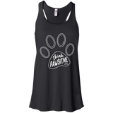 Think Pawsitive Flowy Racerback Tank