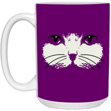 Cat Face White Mugs