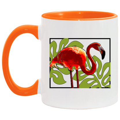 Flamingo and Leaves - Mugs