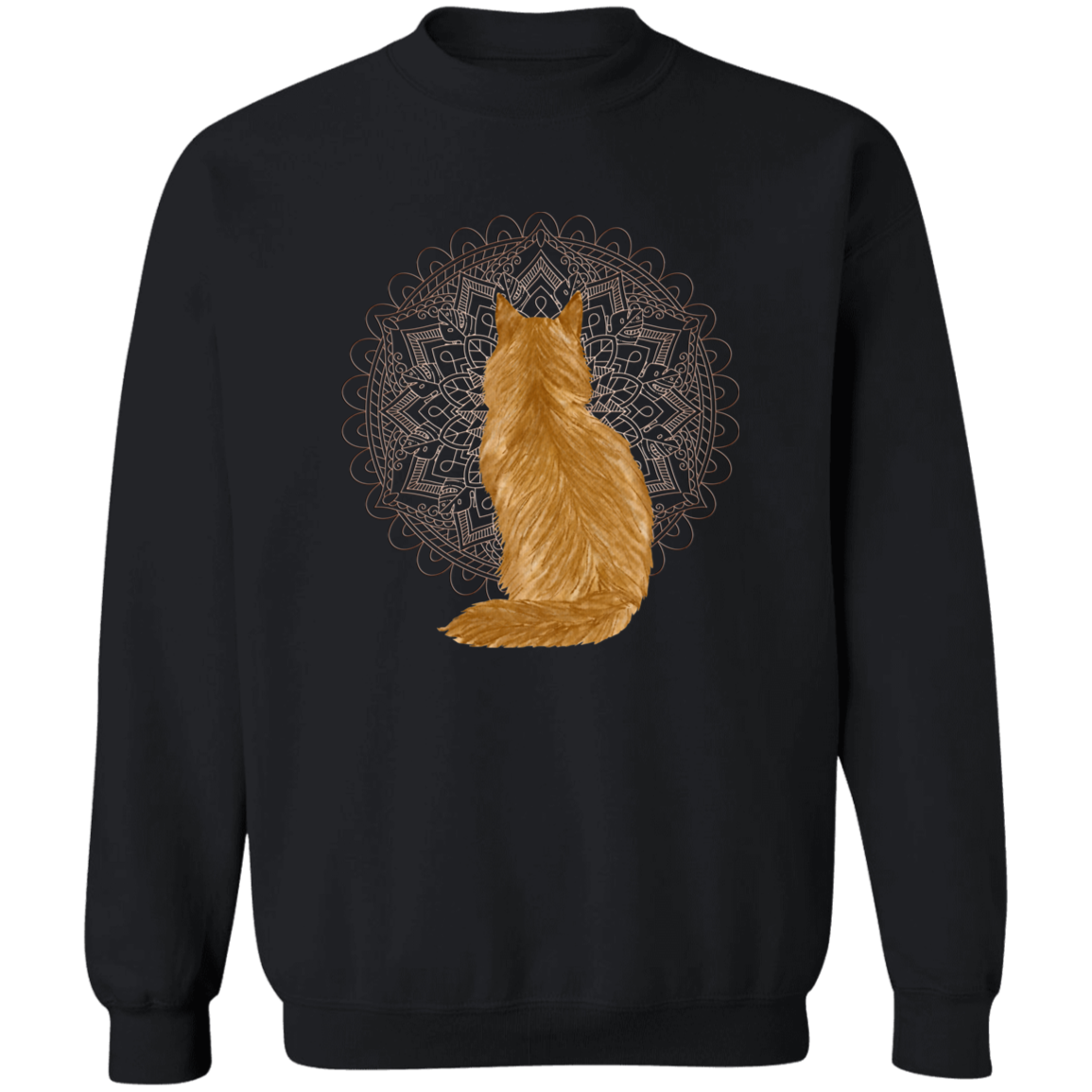 Zen Cat - Longhair Orange Sweatshirt