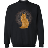 Zen Cat - Longhair Orange Sweatshirt