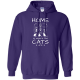 Home is Where the Cats Are Pullover Hoodie