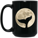 Whale Tail Moon Mugs