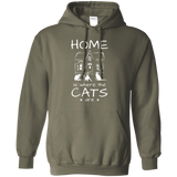 Home is Where the Cats Are Pullover Hoodie