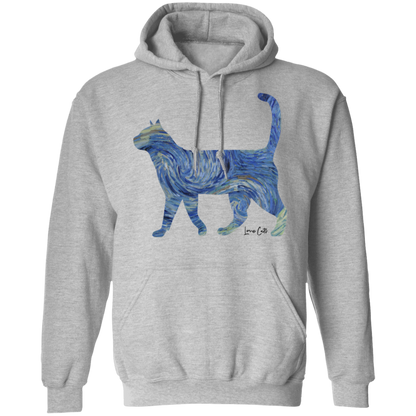 Starry Night Tabby Pullover Hoodie