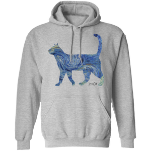 Starry Night Tabby Pullover Hoodie
