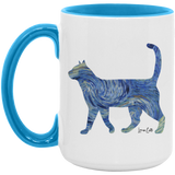 Starry Night Cat Mugs