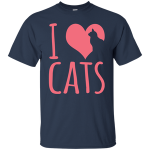 I Heart Cats Ultra Cotton T-Shirt