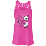 Dickens Cat Flowy Racerback Tank