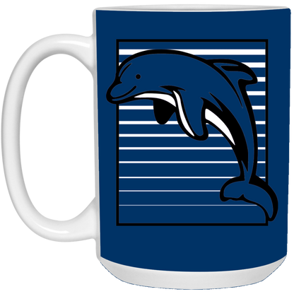 Dolphin Stripes - Mugs