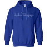 Walking Cat Heartbeat Pullover Hoodie