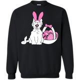 Easter Kitty Crewneck Pullover Sweatshirt