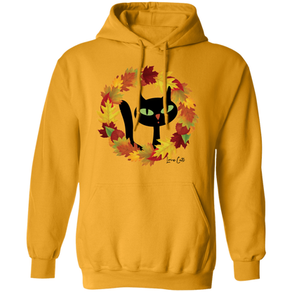 Victor in Fall Wreath Pullover Hoodie