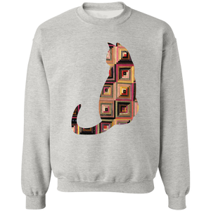 Log Cabin Cat Sweatshirt