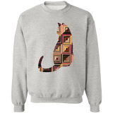 Log Cabin Cat Sweatshirt