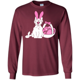 Easter Kitty LS Ultra Cotton T-Shirt