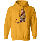 Log Cabin Cat Pullover Hoodie